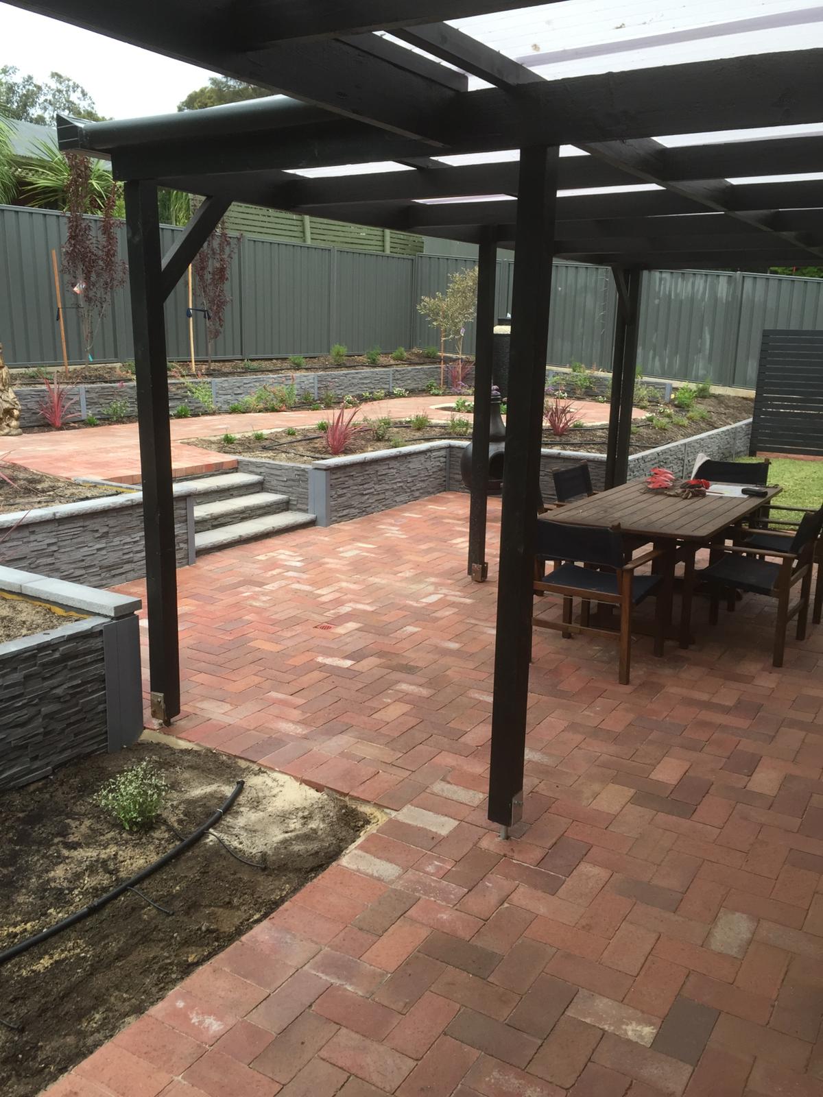 Earthbound landscaping paving retaining garden